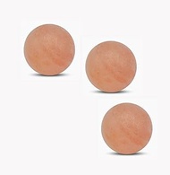 HimalayanAroma Himalayan Pink Salt Massage Balls | Pink Crystal Hand-Carved Massage Therapy Stone | Great for Skin, Body, Mind | for Professional or Home Spa | 2 x 2 inch (Set of 3)