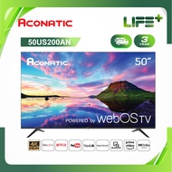 Aconatic Smart TV สมาร์ททีวี 50 นิ้ว รุ่น 50US200AN WebOS TV + รีโมทสั่งการด้วยเสียง 4K HDR (รับประกันศูนย์ 3ปี)