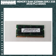 RAM RAM SODIMM DDR3 2GB 2RX8 PC3-8500S