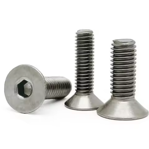 DIN7991 Titanium Screw M2 M2.5 M3 M4 M5 M6 M8 M10 TA2 Titanium Hex Socket Flat Countersunk Head Mach