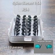 1:64 scale diecast mirror accessories