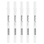 1/3/5pcs/Set 0.6mm Large Capacity Fine Tip White Ink Gel Pen Highlight Marker Pen Sketching Drawing 