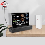 Wireless Weather Station with 7 Language Options Indoor Outdoor Climate Tracking