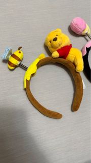 [全新]迪士尼樂園維尼髮箍/史迪奇髮箍