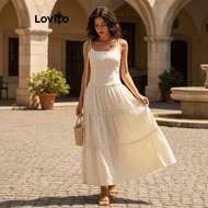 Lovito Casual Plain Pattern Dress for Women LNA75411