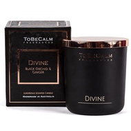 To Be Calm Divine- Black Orchid &amp; Ginger - Deluxe XL Soy Candle