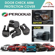 PERODUA Door Check Arm Protection Decorati ATIVA MYVI BEZZA AXIA ALZA ARUZ Accesories Bodykit Gear Up Kereta 2023