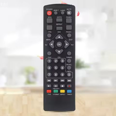 Advanced Remote for DVB-T2, Perfect for HDTV & Smart Set-top Box