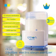 STERILIZER BOTOL SUSU CROWN 3 BOTOL - STERIL CROWN 3 BOTTLE
