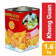 Khong Guan Biscuits Assorted Cans 1600 Grams