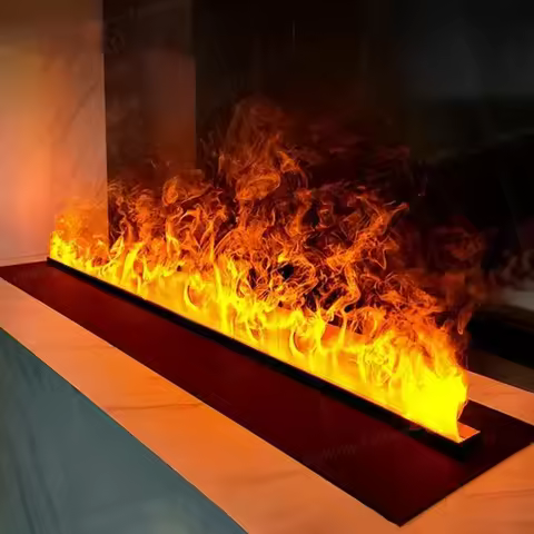 Flame Colorful Fireplace 3D Atomized Fireplace with Colorful Flame ECO Decorative Intelligent Water 
