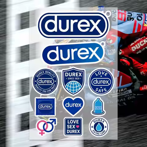 D-Durex Stickers Moto Sticker Auto Body Bumper Windows Motorcycle Laptop Walls Vinyl Decal Car Tunin