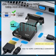 1080p HD Image and Audio VGA to HDMI Adapter for PC / Laptop / Projector / HDTV PKCN