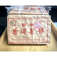 2006年 PuEr Ripe Tea 雲普洱茶磚 7581 普洱熟茶 250g