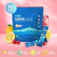 Nello Supercalm – Calming Drink Mix with KSM-66 Ashwagandha, Vitamin D3, Magnesium & L-Theanine – Su