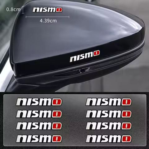 Car Decoration Sticker Window Wiper Rearview Mirror Sticker FitFor Nismo Nissans Tiida Teana Skyline