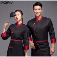 Chef jacket, unisex chef uniform, chef jacket, restaurant worker jacket