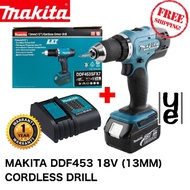 MAKITA DDF453 / DDF453SFX7 18V MAKITA CORDLESS DRILL (13MM) -1 YEAR WARRANTY GERUDI CORDLESS