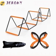 JEROMY Agile Ladder, Orange Carbon Steel Soccer Speed Ladder, Durable Multifunctional Foldable Insta