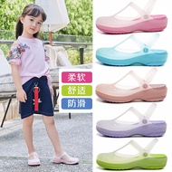 New Children's Hole Shoes Summer Girls' Shoes Children Teens Babies Slippers Jelly Beach Sandals Parent-Child Shoes
