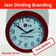 Unique wall clock, LG branding wall clock