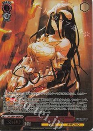 收 weiss schwarz ws overlord ovl 原作 albedo 簽 遊四