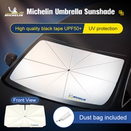 มิเชล M2318F1ที่บังแดดหน้ารถยนต์ร่มกันแดด UPF50 + ร่มกันแดดยูวีพับได้360 ° ที่จับหมุนได้145x8อุปกรณ์