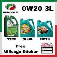 Perodua SAE 0W20 Fully Synthetic Engine Oil (3 Liter)