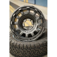 TK Racing Rim Wheel 0et 18 Inch PCD 6X139.7 Black (per unit)  Land Cruiser Prado Ranger Triton