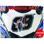 20230818-351 Body Sticker / Stripe / STIKER Stickers, Logos & Emblems STICKER 2D YAMAHA R15 FRONT CO