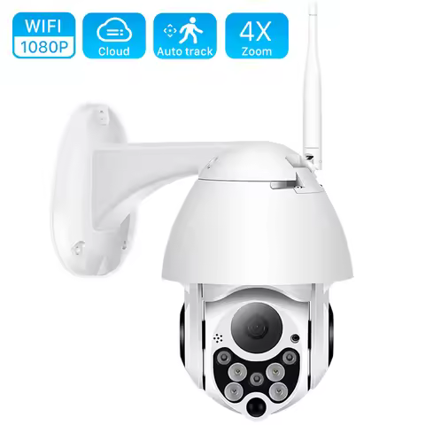 4MP Wifi IP Camera Outdoor 1080P HD Security camera Auto Tracking Network Wireless Surveillance Nigh