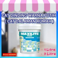 1L / 7Litre ICI DULUX Maxilite Matt Finish Paint Cat Dinding Dalam Rumah / Interior Matt Finish Wall