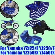 Motorcycle Accessories Front Rear Brake Disc Guard Protector Fork Bottom Shoe Guard For YAMAHA YZ 12