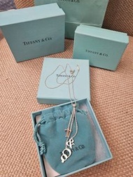 Tiffany 絕版字母項鍊