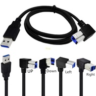 btsg Powerful USB3 0 Cable USB3 0 A to B Cable USB Data Cable Cord Accessories
