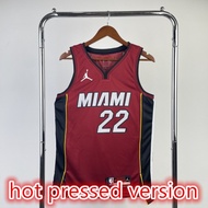 NBA Jersey hot pressed version Miami Heat #22 Butler basketball jersey 2023