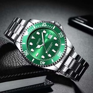 【new】 Oruss Watch Green Luminous Waterproof Calendar Magnifying Glass Mens Table