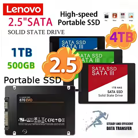 Lenovo Fast SATA SSD High Speed SSD 4TB 500GB HD 1TB Internal SSD 2TB Solid State Drive For Laptop S