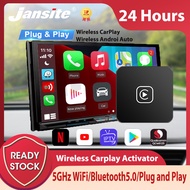 Jansite Kalinkite Mini Wireless Carplay Android AI Box 5G LTE Wifi Wireless Apple CarPlay Android Ca