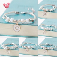 Christmas Gift Ideas Ceramic Jewelry Simple Letter Bracelets TD