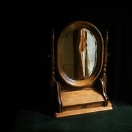 【老時光 OLD-TIME】早期日本木製化妝鏡收納櫃