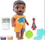 絕版 歐美限定品 (亞洲區沒有發售) Hasbro Baby Alive African American Boy Ba Snackin Luke Aa Baby Doll 1盒