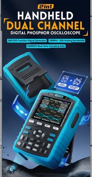 FNIRSI 2合1手提示波器DPOX180H FNIRSI 2-IN-1 Digital Phosphor Oscilloscope  FNIRSI DPOX180H掌上型雙通道數位示波器 180M