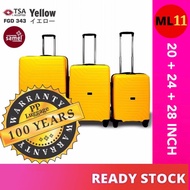 SAMEL (3 in 1 Set) 20'' 24'' 28'' Japanese Concept Warenai PP Luggage FGD 343