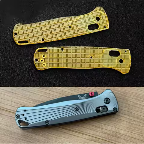 Transparent Ultem PEI Material Handle Scales For Benchmade Bugout 535 Knife Grip DIY Make Accessorie
