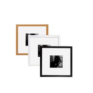2D Frame Wooden Block 3 cm 25x25 cm Photo Cardboard 11x11 cm Photo Frame