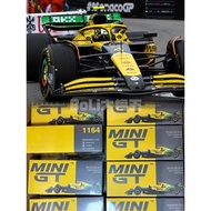 MINIGT No. 1164 McLaren McLaren McLaren MCL38 #4 Lando Norris Lando Norris 2024 F1 2024 Monaco GP Br