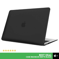 Macbook Air M1 13 Inch & 2020 Case [A2337 A2179 A1932 ] MBA Casing Cover Matte Black Transparent Cry