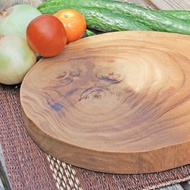 煮角 - 木砧板1.5吋厚, 不連樹皮 (L)