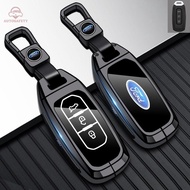 Zinc Alloy Key Case Cover for Ford Territory Ev, Car Remote Key Holder Key Chain